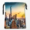 Sagni da regalo per coregne personalizzate di New York City Borse da regalo stampate 18*22 cm Casa da viaggio per abbigliamento Borsa per campeggio S4ZC#