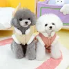 Vêtements pour chiens automne et hiver épaissi vêtements en coton pour animaux de compagnie Teddy VIP Bixiong Bomei chat petites robes papillon