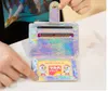 2021 Babysbreath Laser Shining Card Bag Girls Driver's License Bag Heart HASP ID Kreditkort Holder Holder Case Busin Card Bags V3RU#