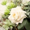 Fleurs décoratives couronne de roses artificielles étoile à cinq branches pour suspendre la porte d'entrée, fenêtre murale, mariage, ferme, décoration de maison