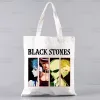 nana anime siyah stes nana osaki vintage yeni geliyor sanat tuval çanta totes basit baskı dükkan çantaları hayat gündelik pacakge g41w#