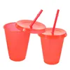 Disposable Cups Straws 2 Pcs Cup Straw Cover Bulk Water Bottle Reusable Plastic Lids Tumblers Travel