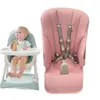 Housses de chaise haute pour bébés, coussin de remplacement confortable, en cuir PU, respirant, épais avec entrejambe