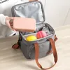 double Layer Shoulder Thermal Cooling Bags Outdoor Picnic Portable Fridge Thermal Bag Food Lunch Box Ice Storage Insulati Bags S4jI#