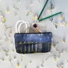 Van Gogh Oil Painting Cosmetic Bag Starry Night Sunfr Print Fi Lipstick Storage Bag Ladies Portable Cosmetic Bag X5QL#