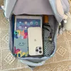 Borsa da viaggio in tela personalizzata Zaino Borsa da scuola per bambini in stile college coreano Zaino per il tempo libero Zaino da viaggio all'aperto 33NO #