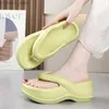 home shoes Bebealy Platform Women Flip Flops Summer Women Sandals Fashion Beach Slides EVA Shower Bathroom Shoes For Women Cloud Slippers Y240401