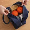 Bärbar isolerad lunchväska för kvinnor barn kylare tyg picknick mat termisk ctainer arbete rese lunchlåda väska bento accores n3gh#