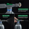 Hogedruk luchtpomp handmatige sproeier verstelbare drink fles spuitkop