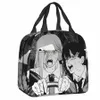 Personnalisé Manga Chainsaw Man Lunch Bag Refroidisseur thermique Boîte à lunch isolée pour femmes enfants travail scolaire pique-nique alimentaire fourre-tout Ctainer O4KZ #