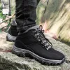 Shoes Waterproof Hiking Boots Men Autumn Winter Nonslip Lightweight Breathable Hiking Shoe Outdoor Trekking Hiking Shoes Hunting Shoe