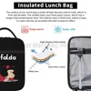 Забавная изолированная сумка для обеда Mafalda для женщин и детей, Resuable Cooler Thermal Lunch Box Портативная сумка-бенто для работы, школы, пикника w0MK #