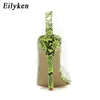 Eilyken Street Style PVC Transparent Women Pumps Perspex Clear High Heels Shoes Pointed Toe Nightclub Party Sandals 240327