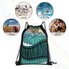 Cosmic Peaks Organicsurf Hawaii Sac à cordon Sac de gym de gym de gym nageur 3D Grande capacité O3PC #