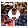 Mugs Plastic Stemware Wine Glass 401-500ML 3 Color Goblet Home Bar Supplies Party Kitchen Cup