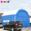 Fully covered green 8x5x4mh(26.2x16.4x13.2ft) giant inflatable tunnel tent inflatable army shelter for service advertising medical car washing on sale