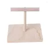 Other Bird Supplies Standing Bar With Base Natural Training Toy Stable Scrub Station Drop