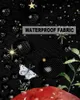枕ケース植物キノコの花ムーンウォータープルーフ枕カバーホームソファオフィススローカークッションカバーの装飾