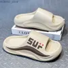 home shoes New Slippers Men Sandals Flip Flops Beach Sandalias Couple EVA Slides Indoor Household Indoor Household Thick Bottom House Y240401