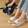 home shoes 2024 New Fashion Summer Couple Non-Slip Soft Slides Lithe Cosy Sandals Men Women Shoes Casual Slippers Ladies Home Flip Flops Y240401