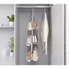 Storage Boxes 6 Pockets Foldable Hanging Bag Type Behind The Door Fabric Dustproof Household Closet Rack