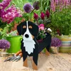 L taille 24 * 35 cm jardin bouledogue caniche Corgi Yorkshire Pots de jardin en plastique fleur planteur pot de fleur chien planteur bricolage décor à la maison 240320
