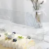 Conteneurs à emporter 4 pièces boîte à Cupcake transparente boîtes à fenêtres conteneur pour biscuits Cupcakes