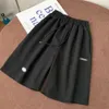 Shorts Women Summer Owezyjna odzież nowa koreańska wersja luźna wysoka talia, oversize, szeroka noga