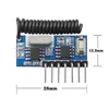 Ny 2024 433MHz RF Remote Control sändare och 433MHz RF Relämottagaromkopplare DC3.3V-5V JOG Self-Locking Interlock Controller