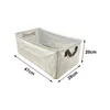 Laundry Bags Fabric Cloth Bins Box Storage Container Rectangle Collapsible For Household Toys Office Shelves Closet