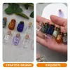 Vases 10 Pcs Wishing Bottle Decor Small Sealing Jam Storage Jar Tiny Glass Bottles Reagent Container