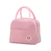 Borsa portatile Borsa impermeabile per pranzo isolato termico Bento Canta Bento Borsa Insulati Borsa per il pranzo D6Z0#