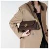 Designer de moda de luxo sacolas Dharma stick bag com textura avançada nas axilas bolsa feminina 2024 novo nicho textura bolsa de ombro para mulheres