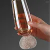 Bicchieri da vino Bere Coppa rossa Livello Luce Fata Calice in vetro Diamante Creativo Net Lusso Champagne di alto aspetto