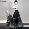 Work Dresses Hanfu Female Chinese Style Horse Skirt Daily Set Ropa Tradicional China Hombre Traditional Clothing For Women