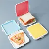 Depolama Şişeleri Sandviç kapları kutu gıda şekli tutucu plastik öğle yemeği kutuları ekmek kiler atıştırmalık organizatör