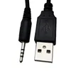 1 Cable de alimentación cargador USB nuevo de 2,5mm para auriculares Synchros E40BT/E50BT J56BT S400BT S700 fácil de usar duradero CE1789