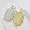 VVS оптовая продажа на заказ бриллиантовый мужской кулон со льдом из муассанита для изготовления ювелирных изделий ожерелье