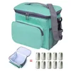 Vattentät picknickväska termisk isolerad lunchlåda tote coolare handväska bärbar ryggsäck bento påse skola matlagring väskor v6eu#