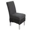 Чехлы на стулья, чехол, эластичный декор, украшение, эластичный для столовой, жаккардовая юбка, бренд ресторана
