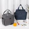 Thermische tas Doublepocket lunchzak Largecapacity Studenten Maaltijden Dikke aluminiumfolie draagbare geïsoleerde doos L4LW#