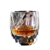 Vinglas i 200 ml Crystal Whisky Cup Edo Handgjorda slipning och gravering av glas Lyxiga verktyg avancerade affärsgåvor Ölmuggar