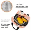 2023 Neue Sakura Kirschbaum Fr Blooms Isolierte Mittagessen Einkaufstasche Floral Resuable Cooler Thermal Food Lunch Box Schule n9Ie #