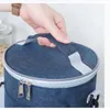 New Circular Lunchag Bag Box portable Box Térmica espessada Alumínio insulati Bolsa de escritório à prova d'água durável Lunchas mais refrigeradas 04IU#