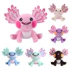 Amazon's Hot Bell New Axolotl Plus Doll Salamander Doll Little Dinosaur Plush Toy في الأسهم