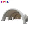 wholesale 15x8x4m(19x26x13ft) large white inflatable stage cover with doors inflatable dome building big inflatable wedding party marquee tent