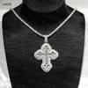 Designer Hot Selling Hip Hop Christmas Gift Hiphop Iced Out Baguette Round VVS Moissanite Cross Hanger en Chain Necklace for Men Sieraden