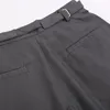 Short pour hommes bouton en métal ample haute rue pantalon court Capris été pantalon décontracté couleur unie poches droite