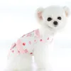 Abbigliamento per cani Abbigliamento per animali Primavera Estate Moda Cucciolo Gilet Piccolo simpatico designer Camicia Gatto Dolce Bowknot Pigiama Chihuahua Yorkshire Barboncino