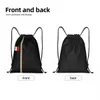 Custom Italy Flaggsträngande ryggsäckväskor Män kvinnor Lätt italiensk Pride Gym Sports Sackpack Sacks för att resa L2ew#